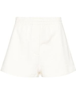 Prada Pantalones cortos con logo triangular - Blanco