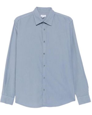 Sunspel Corduroy Shirt - Blue