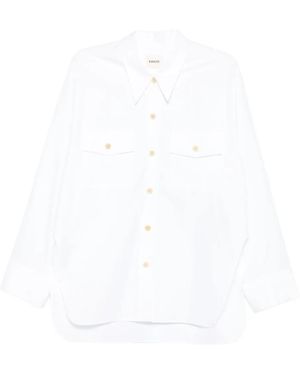KHAITE Pocket Shirt - White