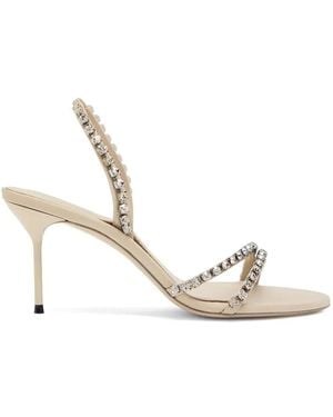 Paris Texas Lidia Strap Sandals - White