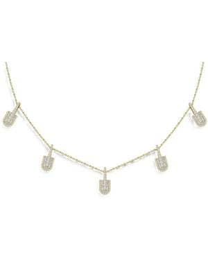 UNION LOS ANGELES Diamond U Necklace - Metallic