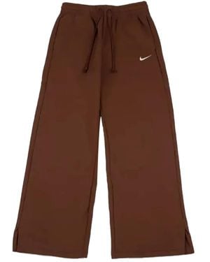 Nike Phoenix Track Trousers - Brown