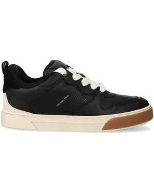 Michael Kors Sneakers aus Leder - Schwarz
