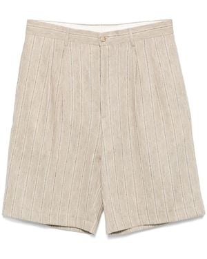 Tagliatore Striped Shorts - Natural