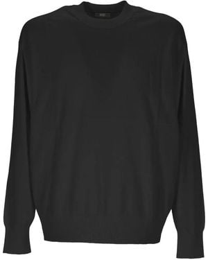 Hōsio Fine-Knit Jumper - Black
