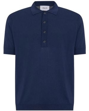 D4.0 Short Sleeve Polo Shirt - Blue