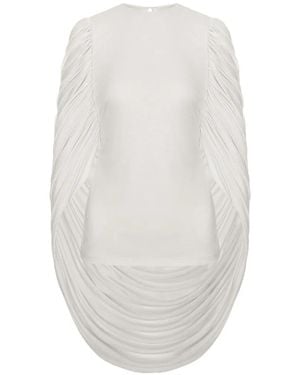 SEEN USERS Angel Draped Blouse - White