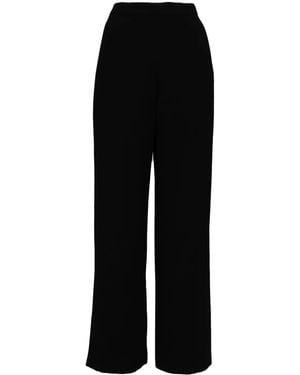 agnès b. Side Button And Zip Fastening Pants - Black