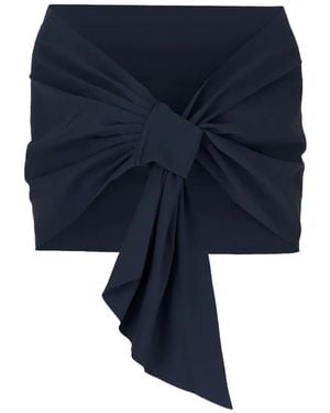 La Petite Robe Di Chiara Boni Capa Eva Con Nudo - Azul