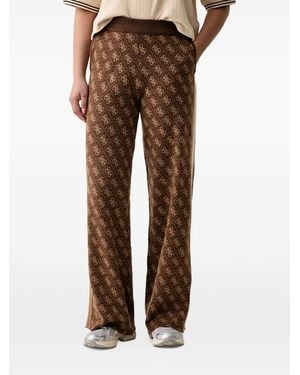 Guess Pantalon De Jogging Ample 4G - Brown