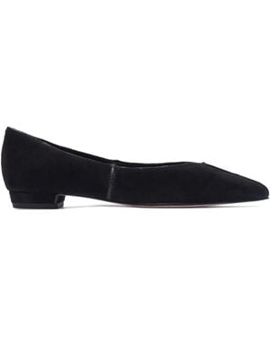 Bernardo Pointed-Toe Suede Pumps - Black