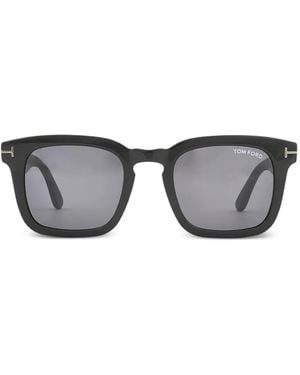 Tom Ford スクエア フルリム 眼鏡フレーム - グレー