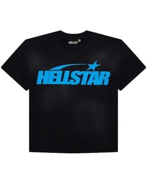 HELLSTAR T-Shirt Studios À Logo Imprimé - Blue
