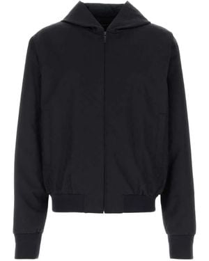 Gucci Gg Cotton Canvas Zip Jacket - Blue