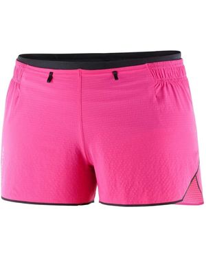 Salomon Ripstop Side-Slit Shorts - Pink