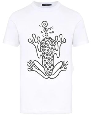 10 Corso Como Frog-print T-shirt - Weiß