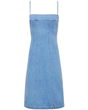 L'Agence Paneled Dress - Blue