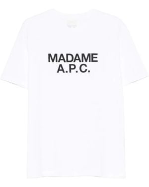A.P.C. T-Shirt Madame - Blanc