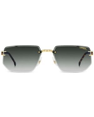 Carrera Geometric-Frame Sunglasses - Green