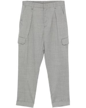 Paolo Pecora Pressed-Crease Pants - Grey