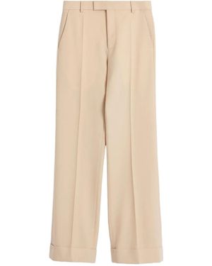 Valentino Garavani Pleated Trousers - Natural