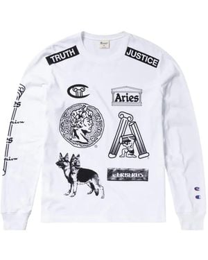 Champion Camiseta Con Estampado Gráfico De X Aries - Blanco