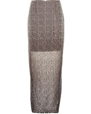 ROTATE BIRGER CHRISTENSEN Minijupe À Ornements - Gris