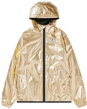 COMME DES GARÇONS PLAY K-Way Metallic Hooded Jacket - Natural