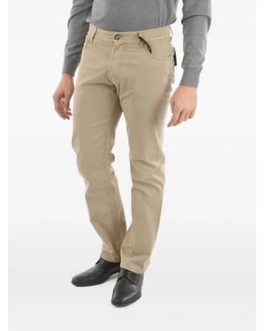 Corneliani Lazise Cotton Trousers - Natural