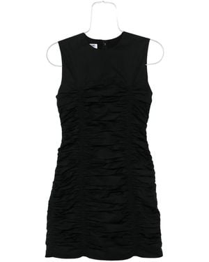 Moschino Ruched Sleeveless Dress - Black