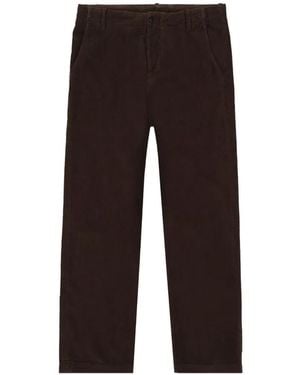 Fortela Pantalon Hector En Velours Côtelé - Black