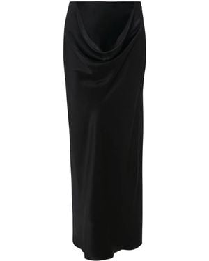 JW Anderson Falda larga drapeada - Negro