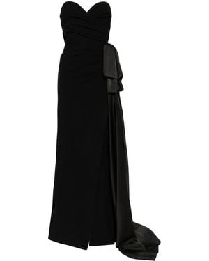 Saiid Kobeisy Strapless Long Dress - Black