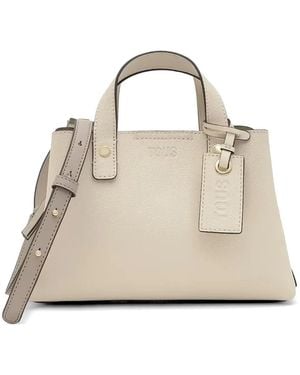 Tous Mini City Tote Bag - Natural