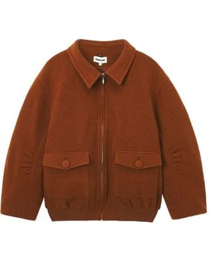 ShuShu/Tong Button Pocket Jacket - Brown