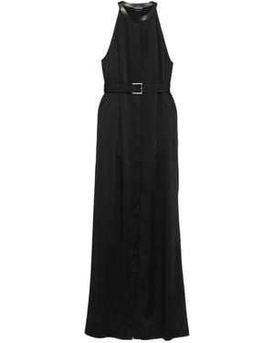 Tom Ford Robe Longue À Dos-Nu Ceinturée - Black