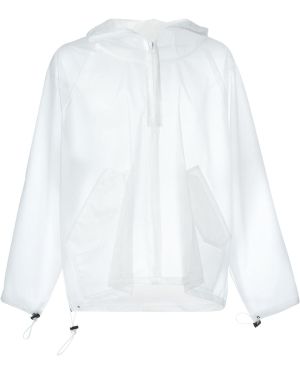 Off-White c/o Virgil Abloh Transparent Short Raincoat - White