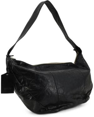 IBELIV Clip Leather Shoulder Bag - Black