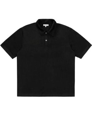 Lady White Co. Summer Short-Sleeve Wool Polo Shirt - Black