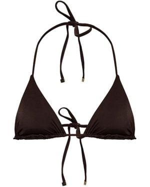 DSquared² Halterneck Triangle Bikini Top - Black