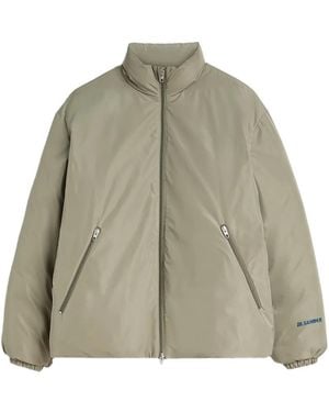 Jil Sander Doudoune En Taffetas - Natural