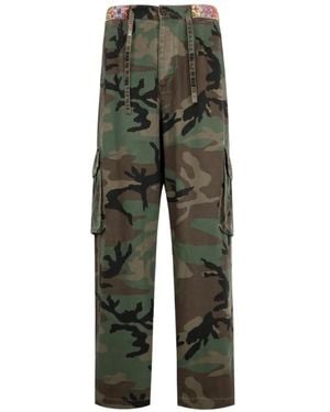 NAHMIAS Pantalones Cargo Con Estampado Militar - Verde