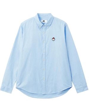 Chocoolate Hemd Mit Teddy-Patch - Blau