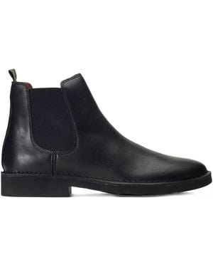 Polo Ralph Lauren Leather Chelsea Boots - Black