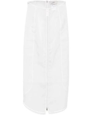 Coperni Maxirock aus Organza - Weiß