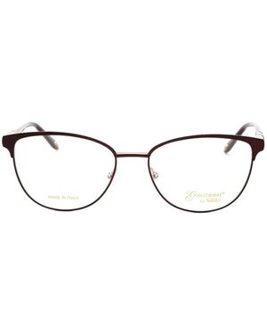 Emozioni Round-Frame Glasses - Metallic