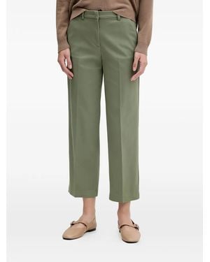 Sisley Belt-Loop Trousers - Green