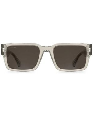 Lacoste Rectangle-Frame Sunglasses - Grey