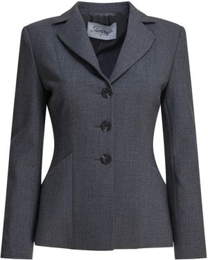 Semler Button-Fastening Blazer - Black