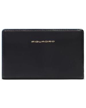 Piquadro Bi-Fold Wallet - Black